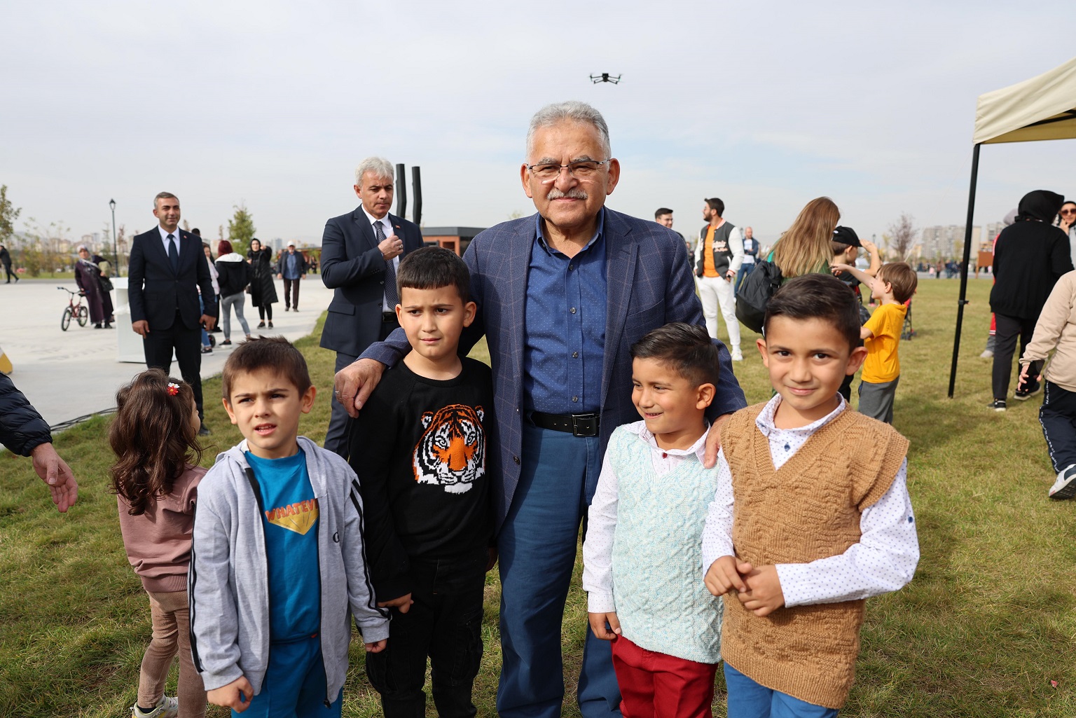 Kayseri'de Millet Bahçesi'ne yoğun ilgi