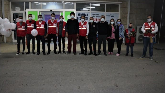 Kızılay Akçakale Şubesinden Gece Yarısı Sürpriz Ziyaretler