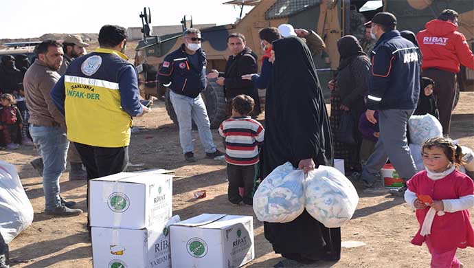 Konyalı Hayırseverlerin Yardımları Resulayn’a Ulaştı-(VİDEO)