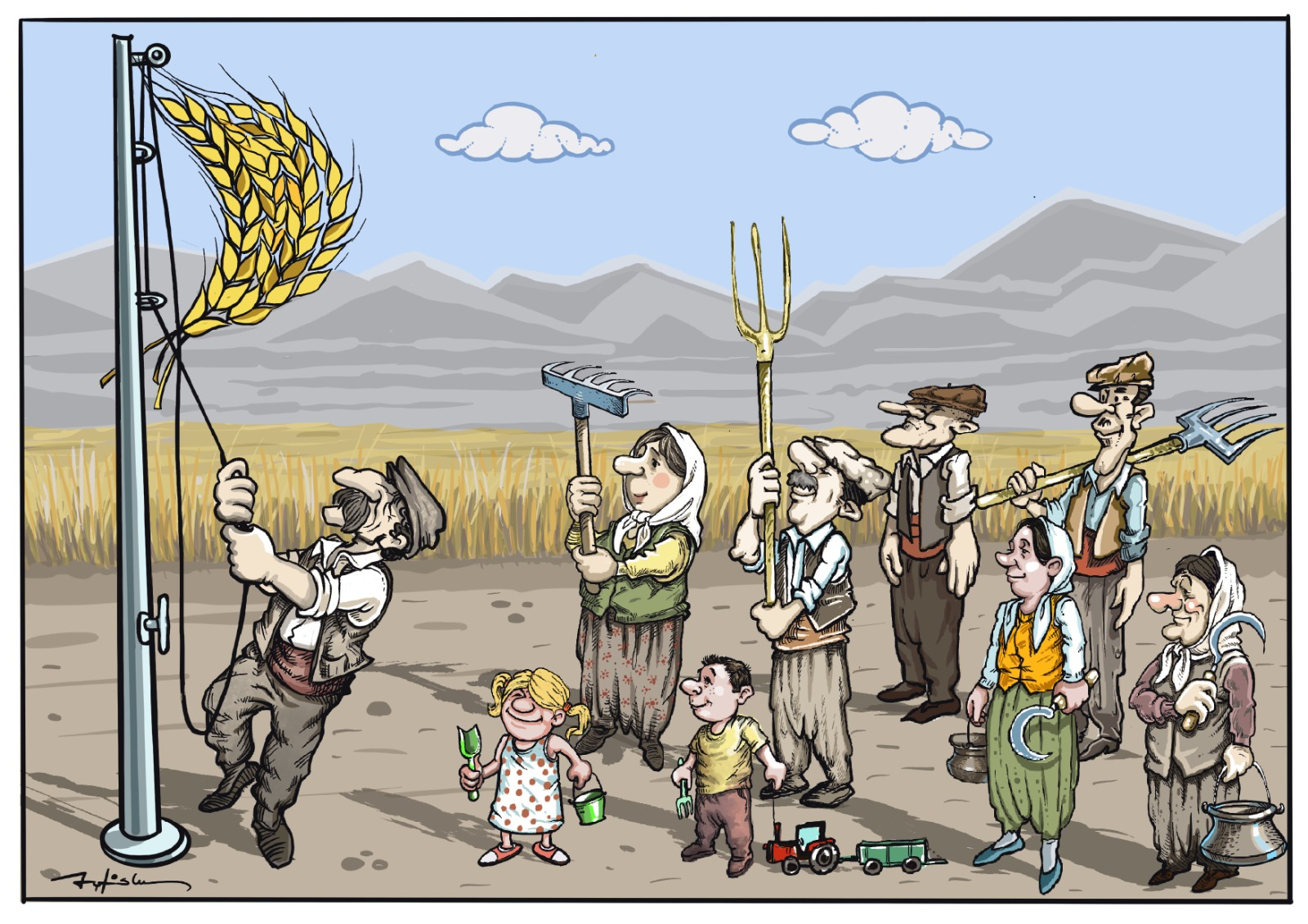 Kooperatif temalı 2. Ulusal Karikatür Yarışması’nın kazananları belli oldu