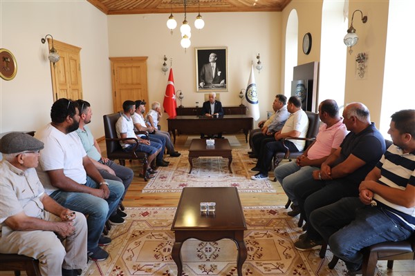 Kooperatiflerden Başkan Gürün’e teşekkür ziyareti