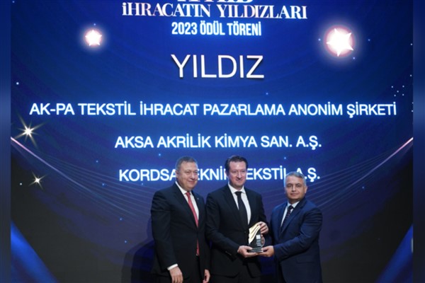Kordsa, ihracata sunduğu güçlü katkıyla İTHİB Yıldız ödülünün sahibi 