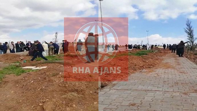 Koronavirüsten hayatını kaybeden Urfalı toprağa verildi