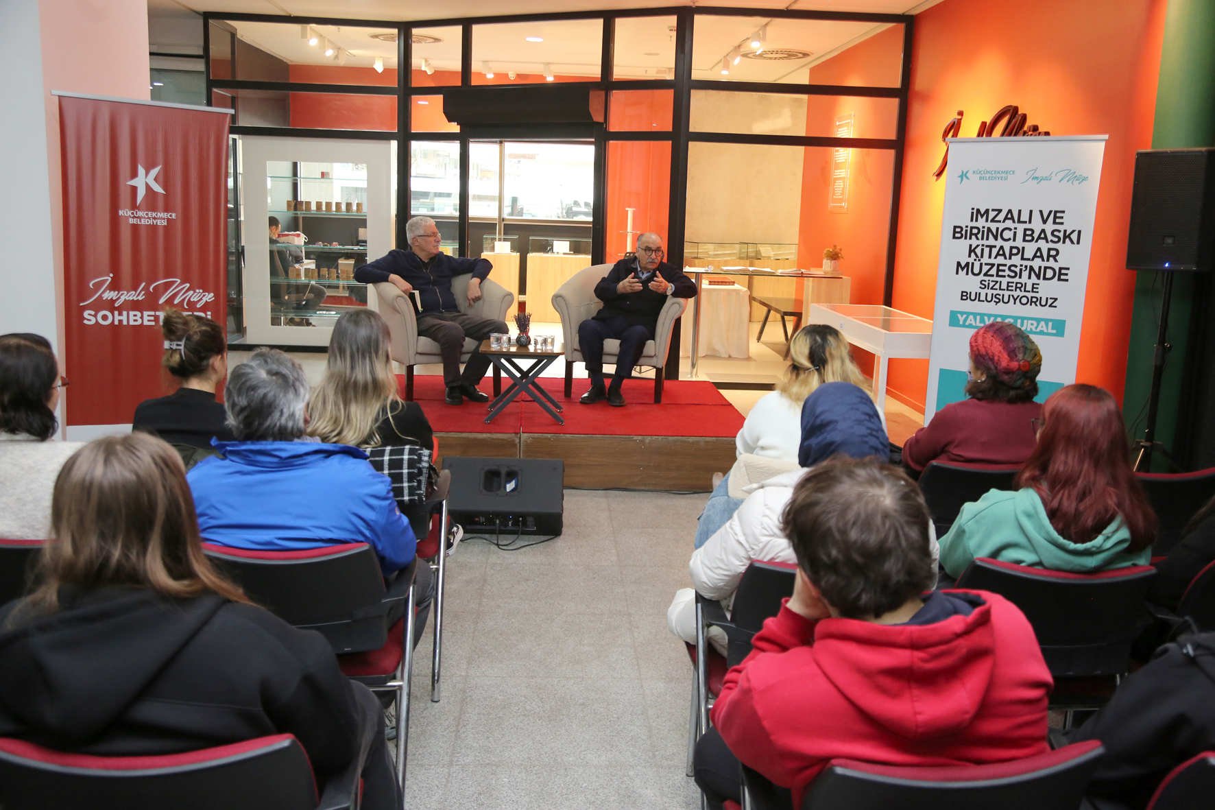 Küçükçekmece’de İmzalı Müze Sohbetleri'ne Yalvaç Ural konuk oldu