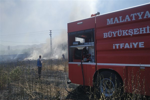 Malatya İtfaiyesi temmuz ayında 845 olaya müdahale etti