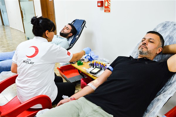 MASKİ personelleri kan bağışında bulundu