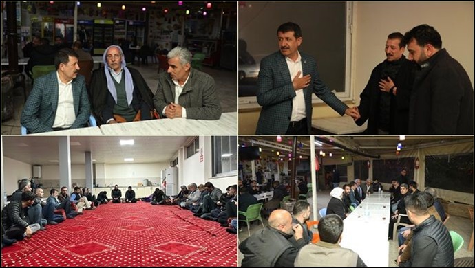 Mehmet Ekinci'den hasta ve hasta yakınlarına ziyaret