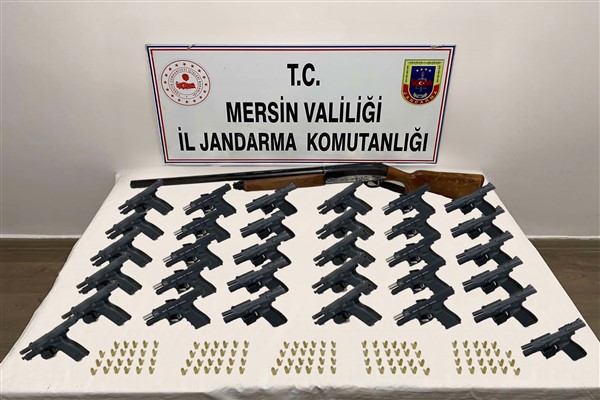 Mersin merkezli 3 ilde kaçak silah operasyonu