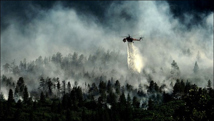 Mersin'deki orman yangını