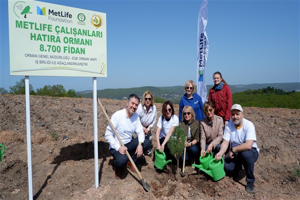 MetLife Çalışanları Hatıra Ormanı’nda 8 bin 700 fidan yeşerecek