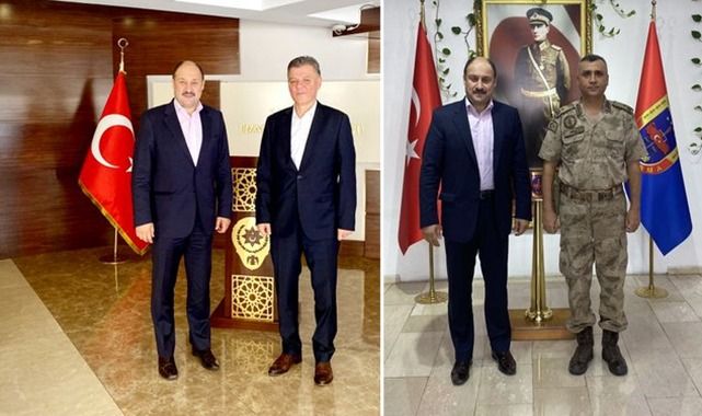 Milletvekili Gülpınar İl Emniyet Müdürü ve İl Jandarma Komutanını ziyaret etti