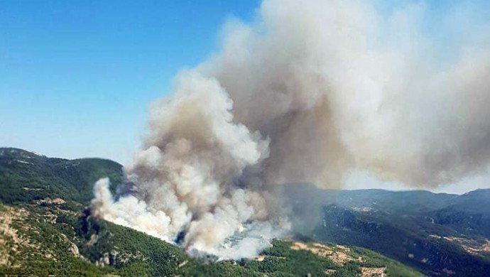 Muğla'da 3 noktada yangın sürüyor