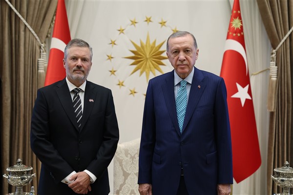 Norveç Büyükelçisi Gaarder, Cumhurbaşkanı Erdoğan’a güven mektubunu sundu