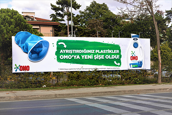 OMO plastiğin geri dönüşüm yolculuğunu sokaklara taşıyor