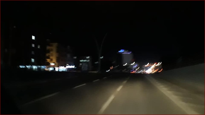 Orta refüjlerin aydınlatmaları yanmıyor!