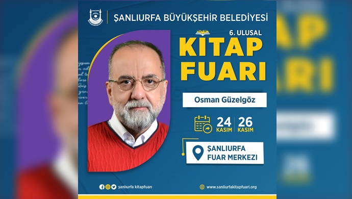 Osman Güzelgöz Hafta sonu Kitap Fuarında Kitabını İmzalayacak
