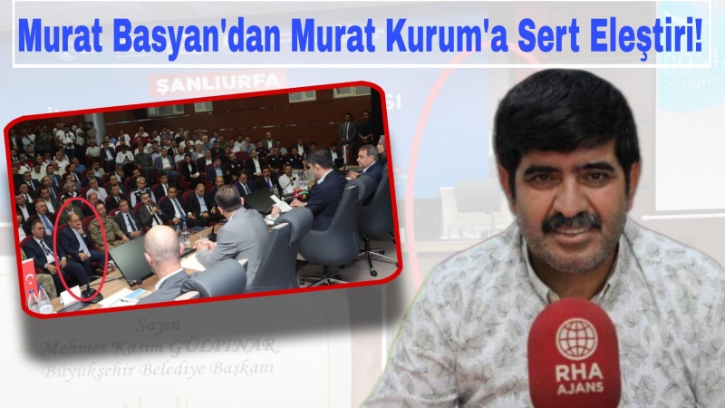 Protokol krizine bir tepki de Basyan'den geldi