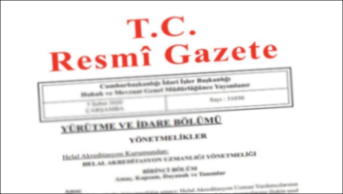 Resmi Gazete başlıkları