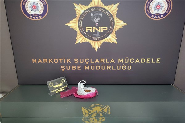 Rize'de 213,02 gram Sentetik Cannobinoid maddesi ele geçirildi