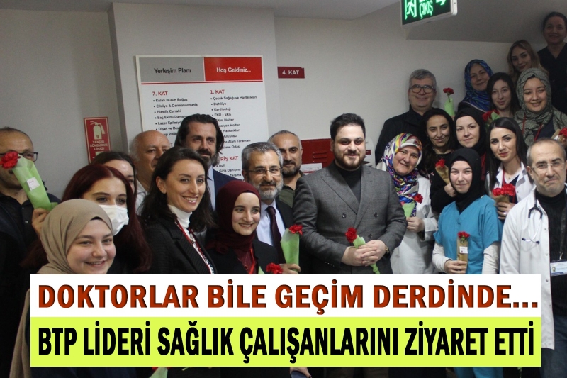 Sağlık çalışanları da geçim derdinde…