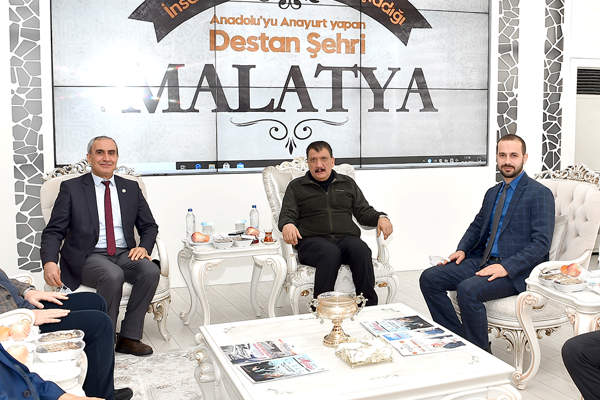 Sağlık çalışanlarından Gürkan'a teşekkür ziyareti