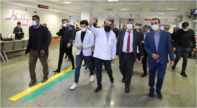 Sağlık Müdürü Gülüm'den Hastanede İnceleme