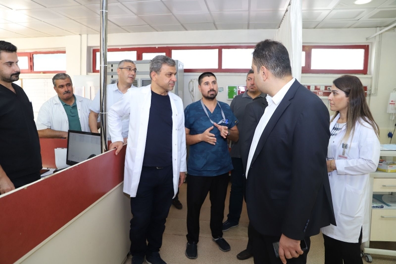 Sağlık Müdürü Solmaz Balıklıgöl Devlet Hastanesinde incelemelerde bulundu-(VİDEO)