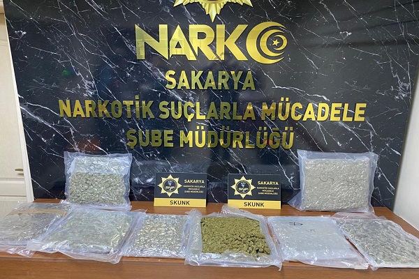 Sakarya'da uyuşturucu operasyonu