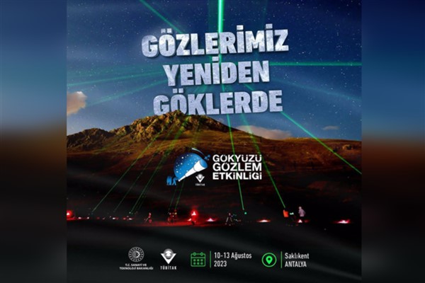 Saklıkent Gökyüzü Gözlem Etkinliği 10-13 Ağustos’ta gerçekleştirilecek