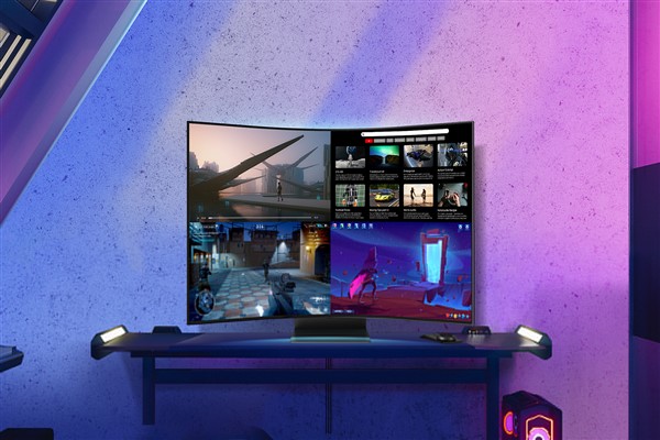 Samsung Electronics Dual UHD oyun monitörünü tanıttı