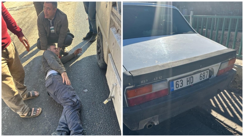 Sancaktar’da trafik kazası: Otomobil yayaya çarptı