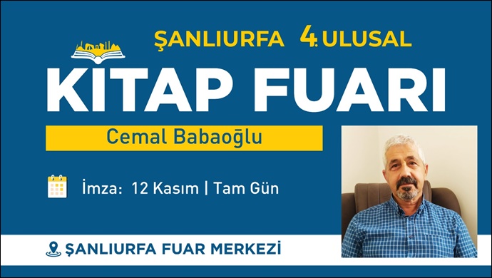 Babaoğlu Şanlıurfa kitap fuarında okurlarıyla buluşuyor