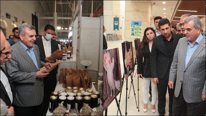 Şanlıurfa 8. Gıda ve yöresel ürünler fuarı kapılarını açtı-(VİDEO)