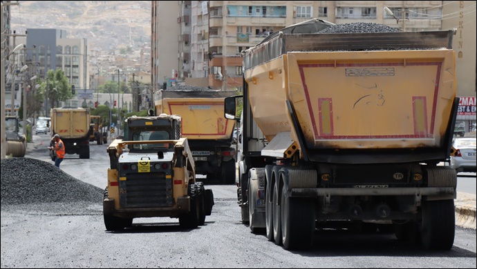 Şanlıurfa Büyükşehir'den Asfalt Atağı-VİDEO)