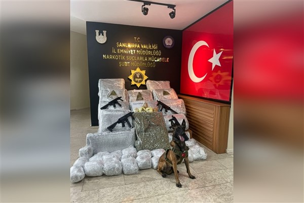 Şanlıurfa'da 170 kilo 700 gram skunk ele geçirildi