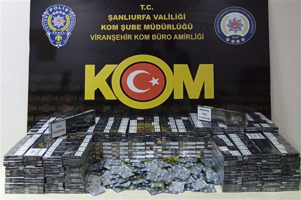 Şanlıurfa'da kaçakçılık operasyonunda 2 gözaltı