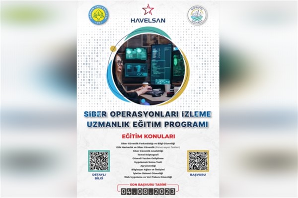 Şanlıurfa'da siber operasyonları izleme uzmanlık eğitimi verilecek