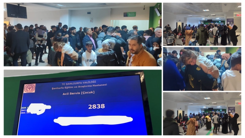 Şanlıurfa 'daki Acillerde yoğunluk 4-5 kata çıktı! Hastaneler dolup taştı