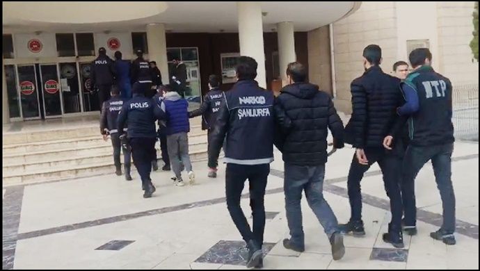 Şanlıurfa Emniyetinden Uyuşturucu Operasyonu: 15 Tutuklama-(Video)