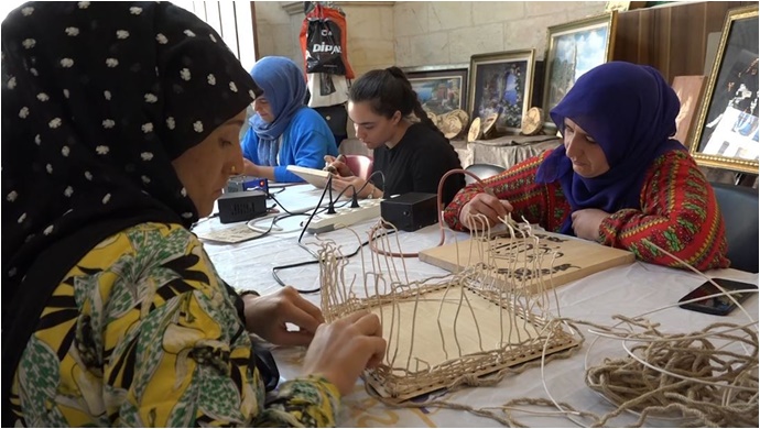 Şanlıurfa sanat sokağında kurslara yoğun ilgi