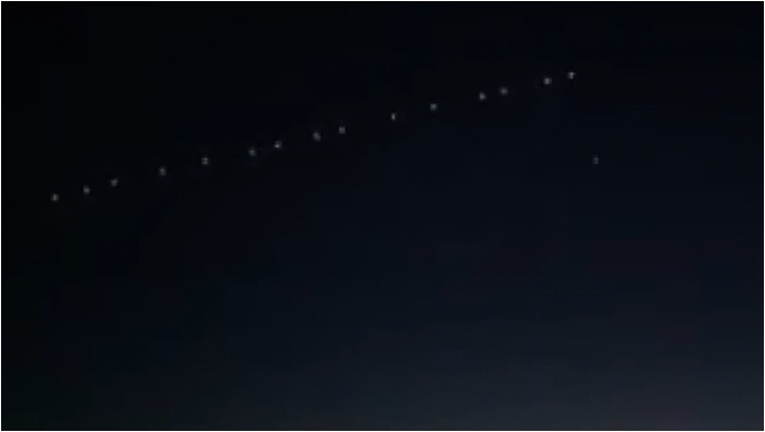 Şanlıurfa semalarında esrarengiz gece ışıkları!