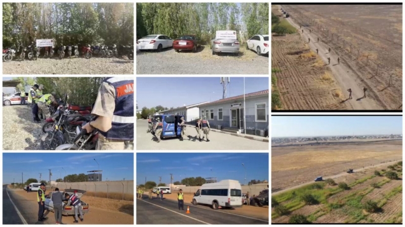 Şanlıurfa Suriye Sınırında dev operasyon 32 gözaltı