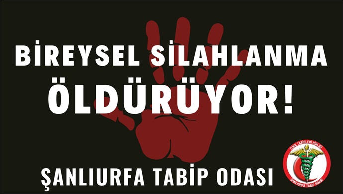 Şanlıurfa Tabip Odası: İnsanların bu kadar kolay ölmesini kabul etmiyoruz