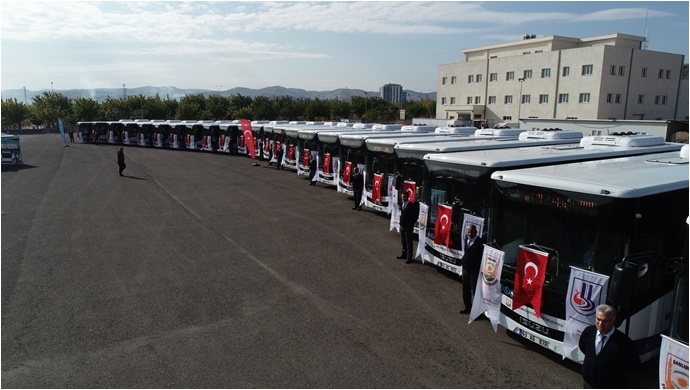 Şanlıurfa Toplu Taşıma Filosuna 27 Otobüs Daha Kazandırıldı-(Videolu)