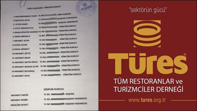 Şanlıurfa TÜRES'in Yeni Yönetimi ve Başkanı Belli Oldu