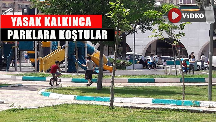 Şanlıurfa'da 14 yaş altı çocuklar 40 gün sonra ilk kez sokağa çıktı
