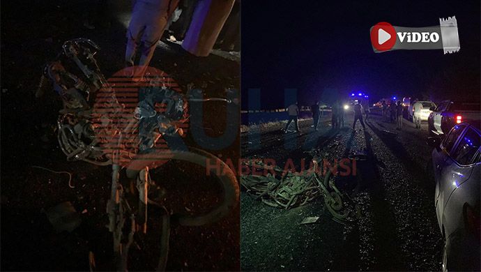 Şanlıurfa'da 2 otomobilin çarptığı motosiklet sürücüsü öldü