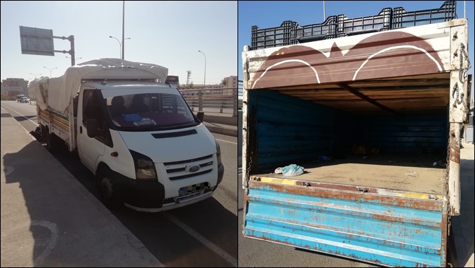 Şanlıurfa’da 64 kaçak göçmen yakalandı, 5 organizatör tutuklandı-(VİDEO)