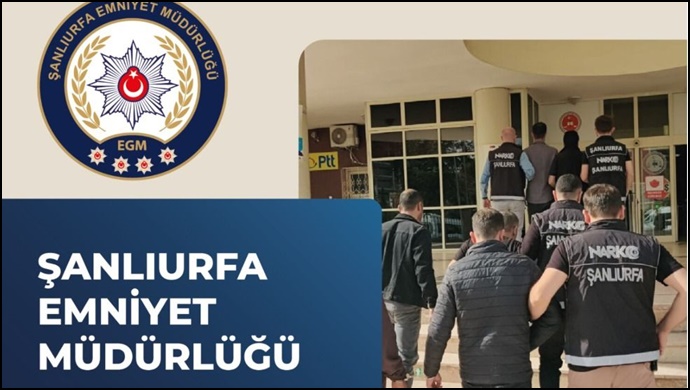 Şanlıurfa'da aranan şahıslara operasyon: 23 gözaltı