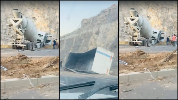 Şanlıurfa'da Beton Mikseri ile Kamyon Çarpıştı: 2 Yaralı